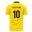 Al-Ittihad 2023-2024 Home Concept Football Kit (Libero) (Your Name)