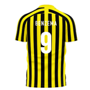 Al-Ittihad 2023-2024 Stripe Home Concept Football Kit (Libero) (Benzema 9)