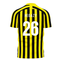Al-Ittihad 2023-2024 Stripe Home Concept Football Kit (Libero) (Hegazy 26)