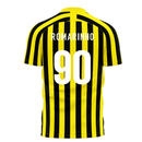 Al-Ittihad 2023-2024 Stripe Home Concept Football Kit (Libero) (Romarinho 90)