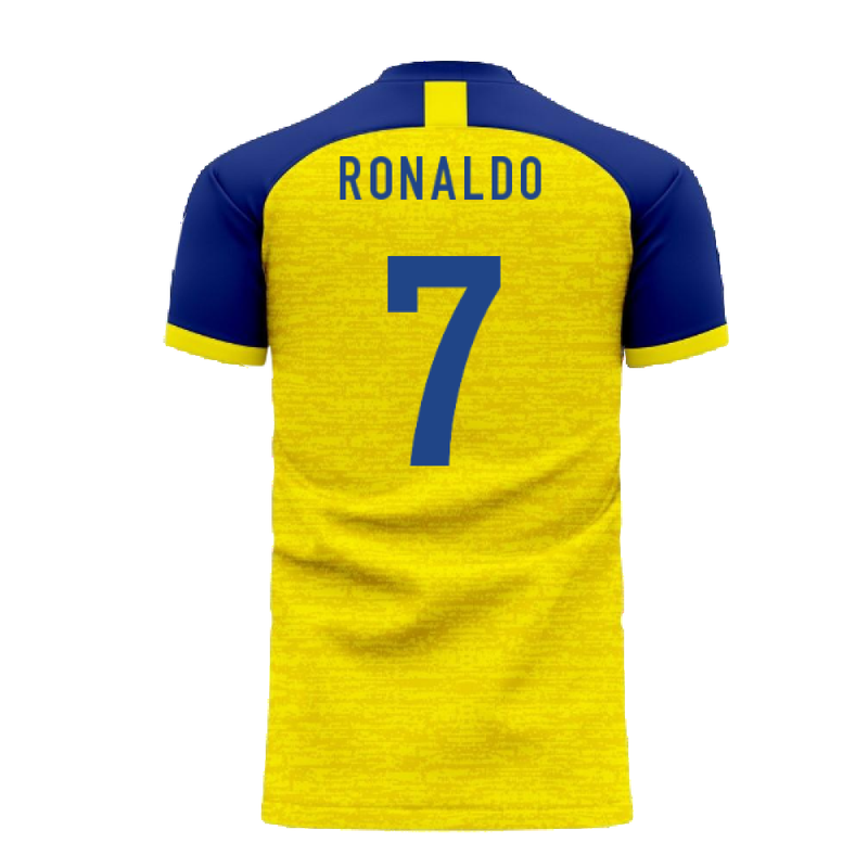 Al Nassr 2022 2023 Home Concept Football Kit Libero Kids Ronaldo Terrace Gear