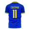 Brazil 2021-2022 Away Concept Football Kit (Fans Culture) (COUTINHO 11)