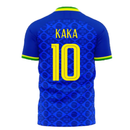 Brazil 2021-2022 Away Concept Football Kit (Fans Culture) (KAKA 10)