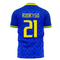 Brazil 2021-2022 Away Concept Football Kit (Fans Culture) (RODRYGO 21)
