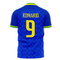 Brazil 2021-2022 Away Concept Football Kit (Fans Culture) (ROMARIO 9)