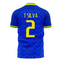 Brazil 2021-2022 Away Concept Football Kit (Fans Culture) (T SILVA 2)
