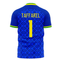 Brazil 2021-2022 Away Concept Football Kit (Fans Culture) (TAFFAREL 1)