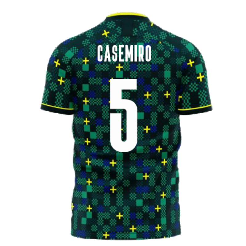 Brazil 2021-2022 Third Concept Football Kit (Libero) (CASEMIRO 5)