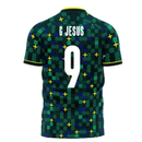 Brazil 2021-2022 Third Concept Football Kit (Libero) (G JESUS 9)