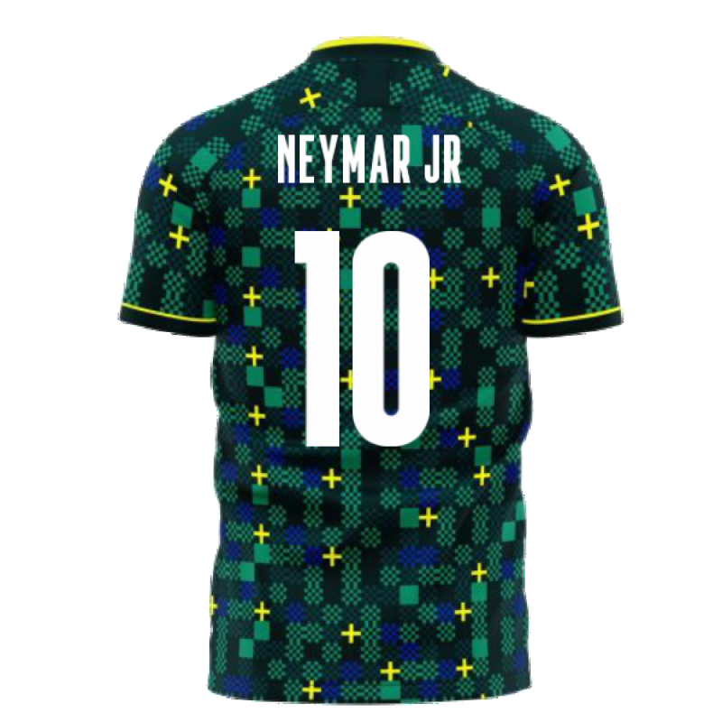 Brazil 2021-2022 Third Concept Football Kit (Libero) (NEYMAR JR 10)