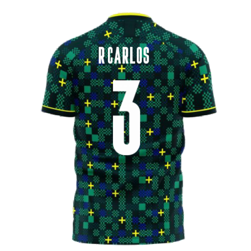Brazil 2021-2022 Third Concept Football Kit (Libero) (R.CARLOS 3)