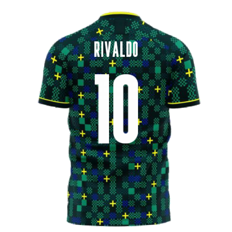 Brazil 2021-2022 Third Concept Football Kit (Libero) (RIVALDO 10)