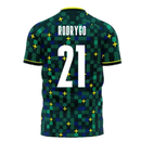 Brazil 2021-2022 Third Concept Football Kit (Libero) (RODRYGO 21)