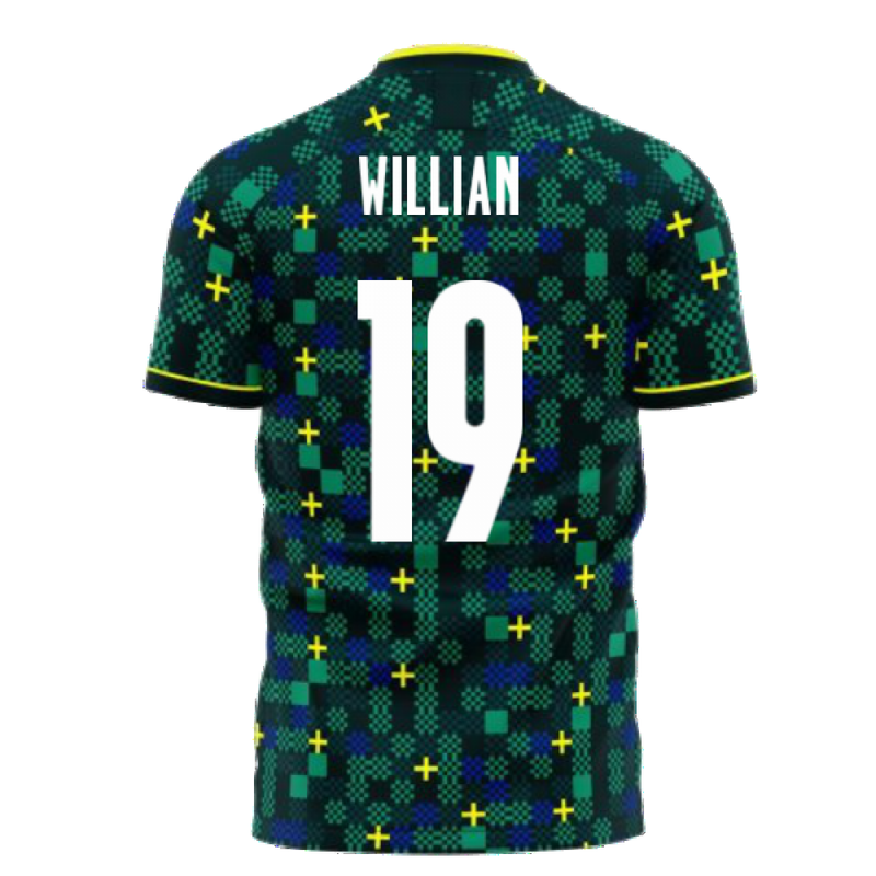 Brazil 2021-2022 Third Concept Football Kit (Libero) (WILLIAN 19)