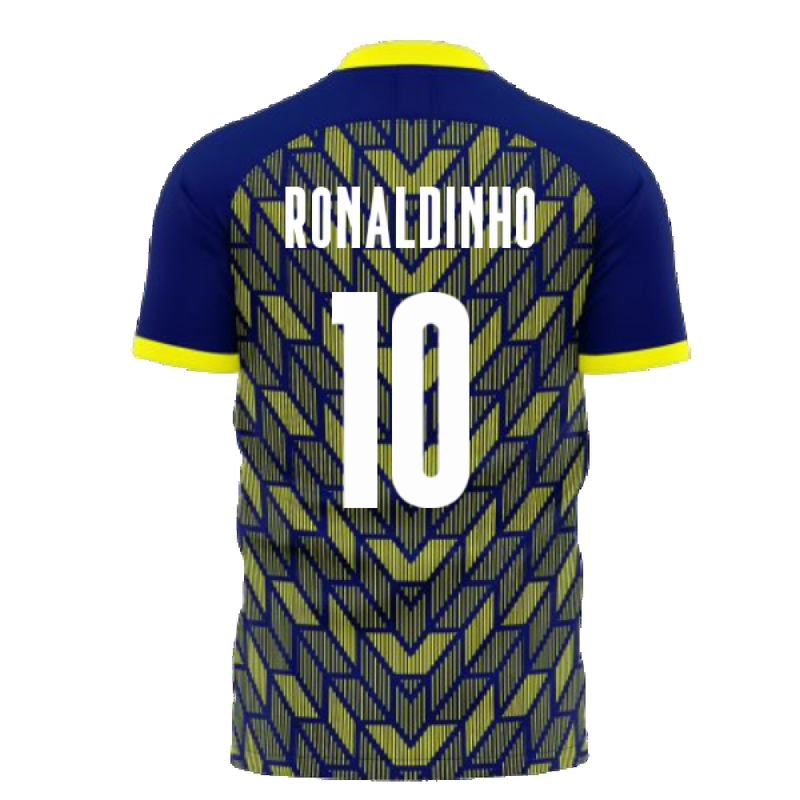 Brazil 2022-2023 Special Edition Concept Football Kit (Airo) (RONALDINHO 10)