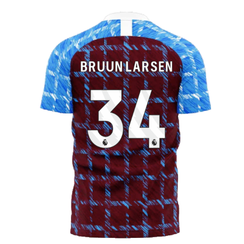 Burnley 2023-2024 Home Concept Football Kit (Libero) (Bruun Larsen 34)