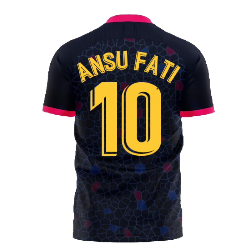 Catalonia 2022-2023 Away Concept Football Kit (Libero) (ANSU FATI 10)