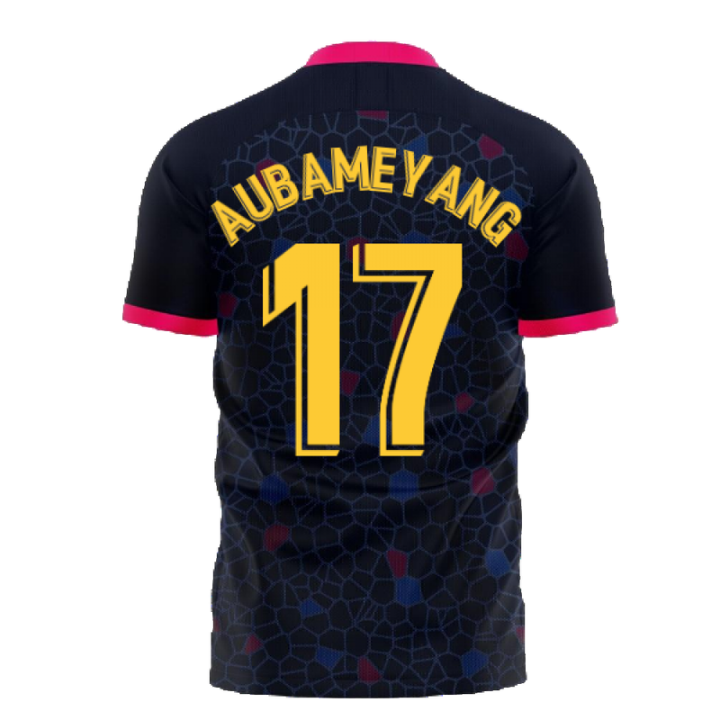 Catalonia 2022-2023 Away Concept Football Kit (Libero) (AUBAMEYANG 17)