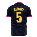 Catalonia 2022-2023 Away Concept Football Kit (Libero) (SERGIO 5)