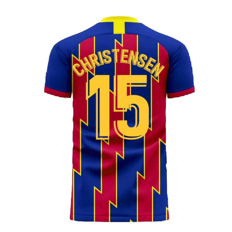 Catalonia 2022-2023 Home Concept Football Kit (Libero) (CHRISTENSEN 15)