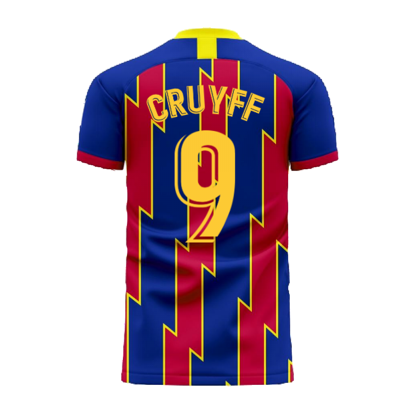 Catalonia 2022-2023 Home Concept Football Kit (Libero) (CRUYFF 9)