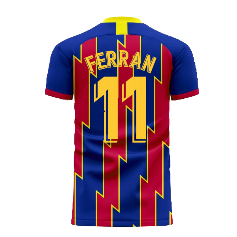 Catalonia 2022-2023 Home Concept Football Kit (Libero) (FERRAN 11)
