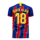 Catalonia 2022-2023 Home Concept Football Kit (Libero) (JORDI ALBA 18)