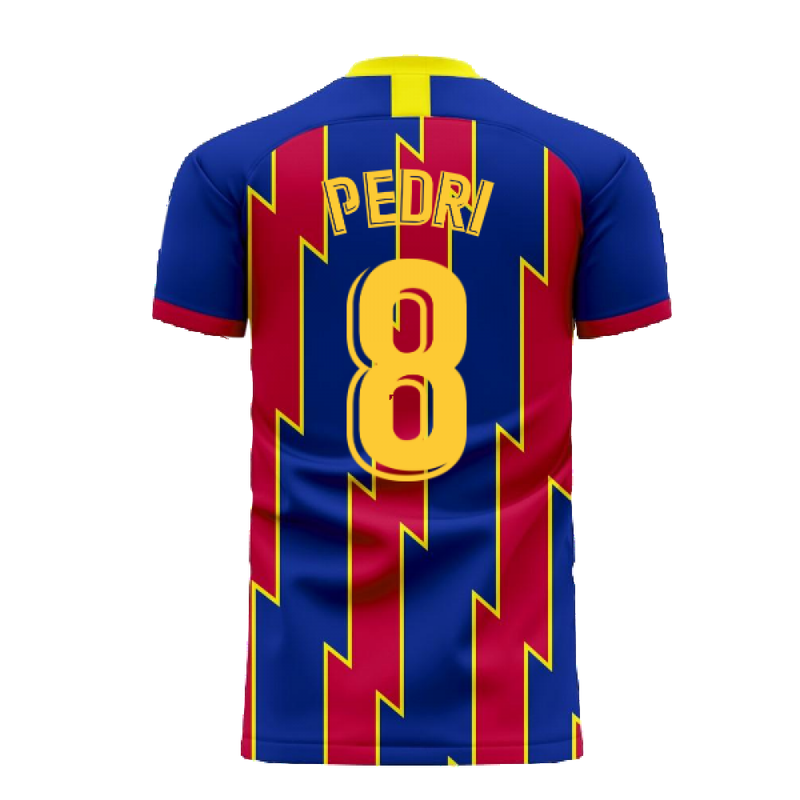 Catalonia 2022-2023 Home Concept Football Kit (Libero) (PEDRI 8)