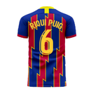 Catalonia 2022-2023 Home Concept Football Kit (Libero) (RIQUI PUIG 6)