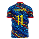 Colombia 2021-2022 Fourth Concept Football Kit (Libero) (CUADRADO 11)