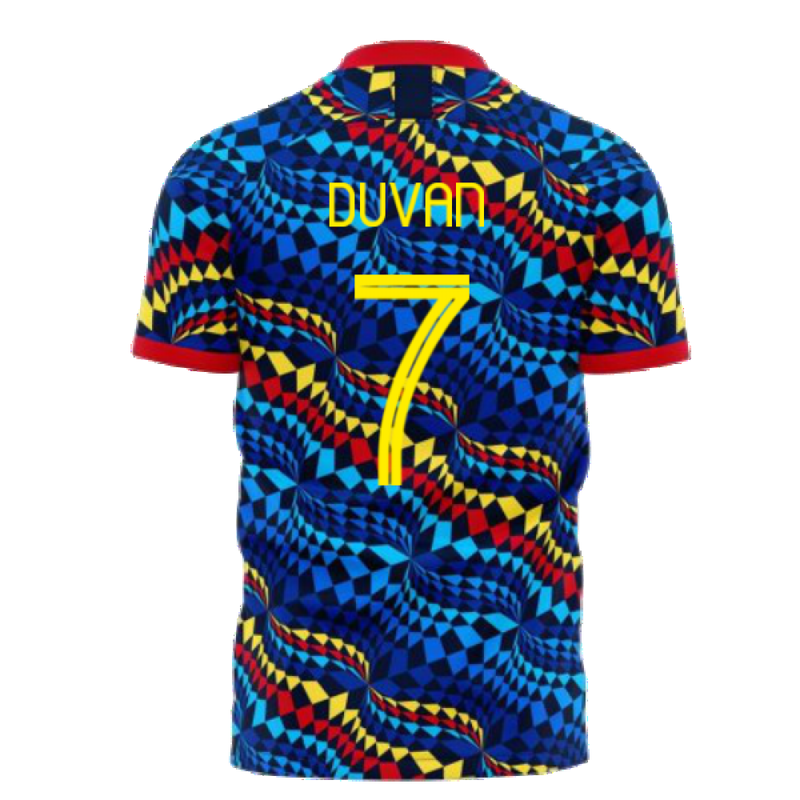 Colombia 2021-2022 Fourth Concept Football Kit (Libero) (DUVAN 7)