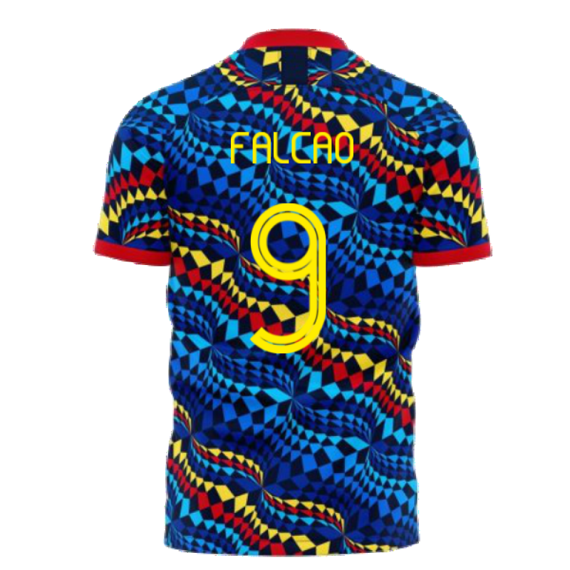 Colombia 2021-2022 Fourth Concept Football Kit (Libero) (FALCAO 9)