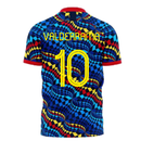 Colombia 2021-2022 Fourth Concept Football Kit (Libero) (VALDERRAMA 10)