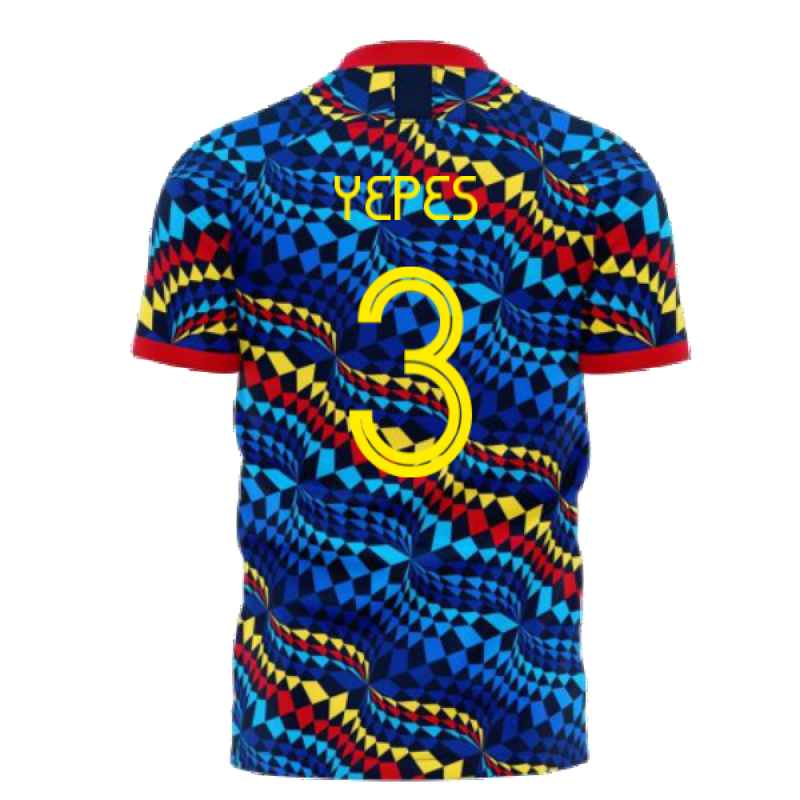Colombia 2021-2022 Fourth Concept Football Kit (Libero) (YEPES 3)
