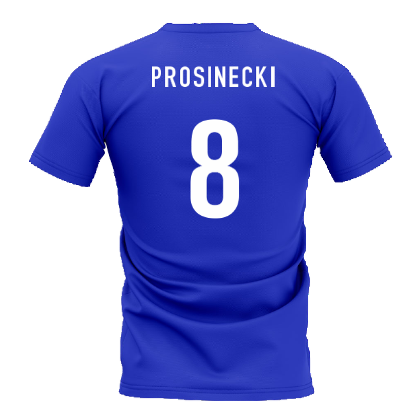 Croatia Team T-Shirt - Royal (PROSINECKI 8)