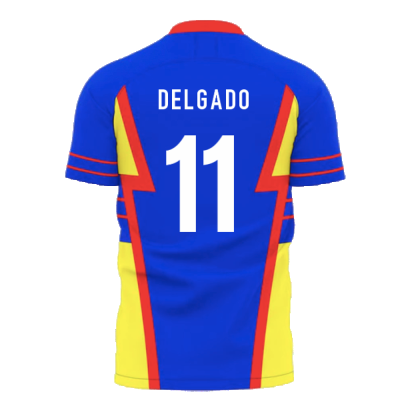 Ecuador 2023-2024 Away Concept Football Kit (Libero) (DELGADO 11)