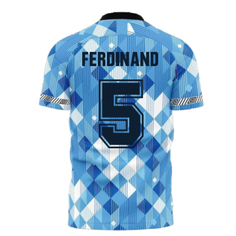 England 1990 Third Concept Football Shirt (Libero) (FERDINAND 5)