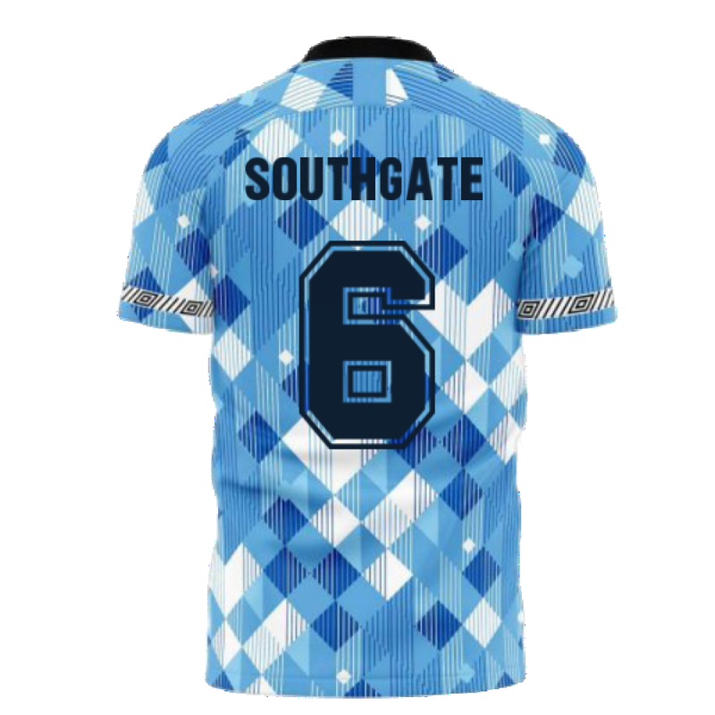 England 1990 Third Concept Football Shirt (Libero) (SOUTHGATE 6)