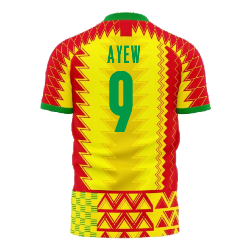 Ghana 2022-2023 Home Concept Football Kit (Fans Culture) (AYEW 9)