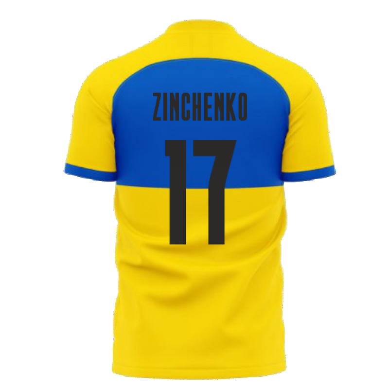 I Stand With Ukraine Concept Football Kit (Libero) (ZINCHENKO 17)