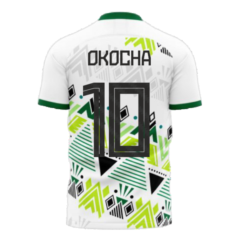 Nigeria 2020-2021 Away Concept Football Kit (Libero) (OKOCHA 10)