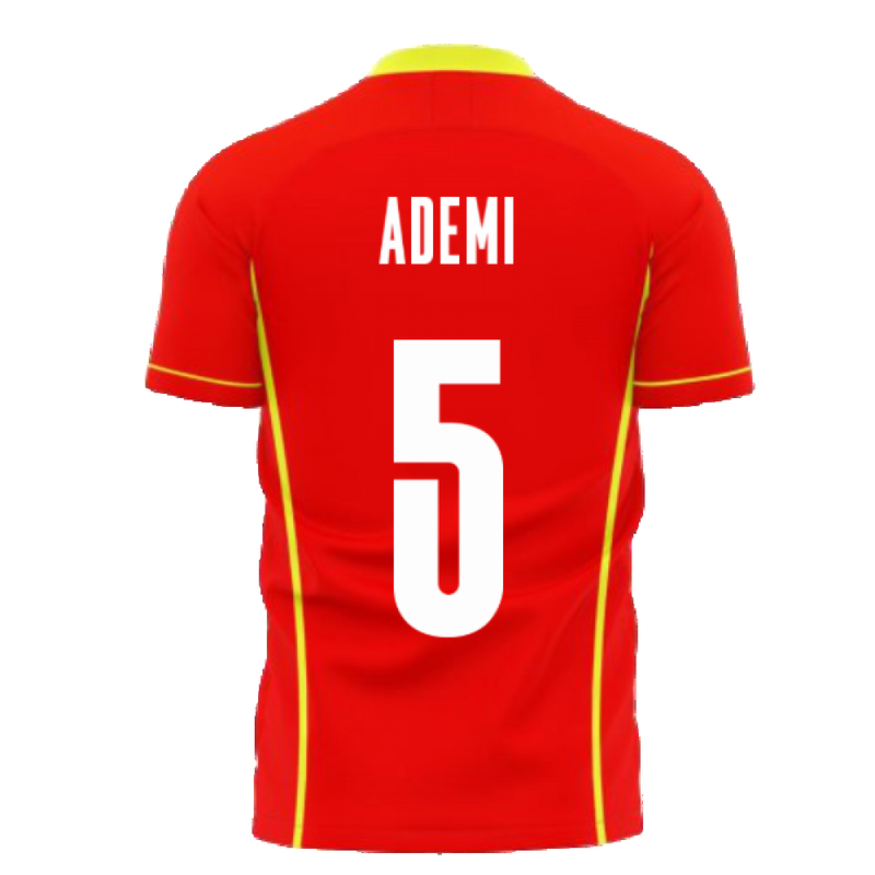 North Macedonia 2020-2021 Home Concept Shirt (Libero) (ADEMI 5)