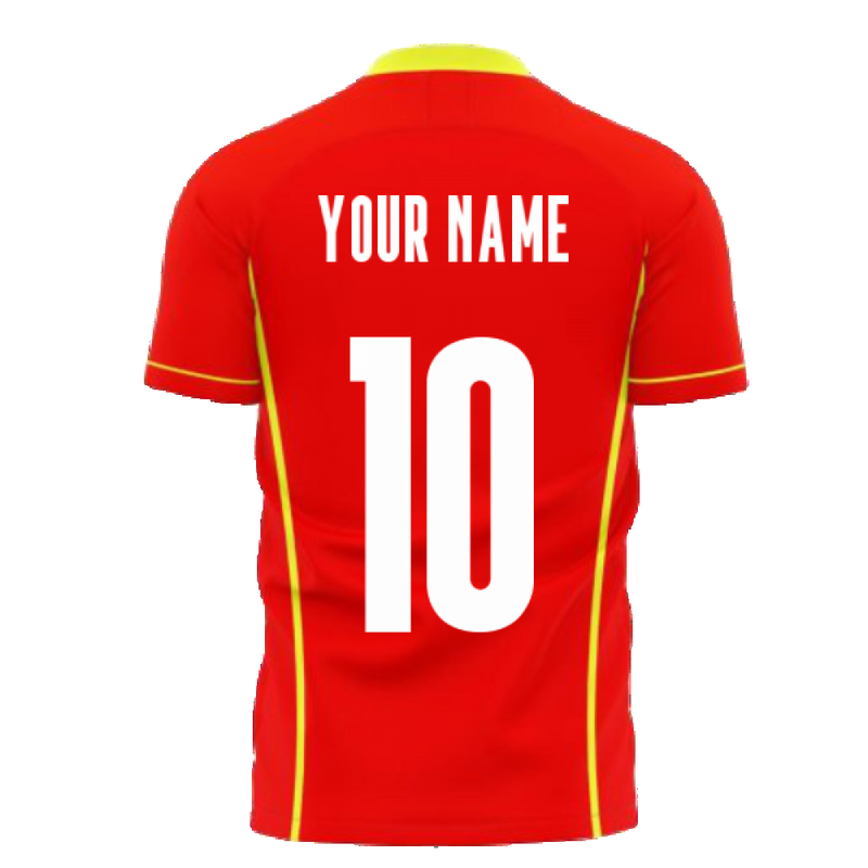 North Macedonia 2020-2021 Home Concept Shirt (Libero) (Your Name)