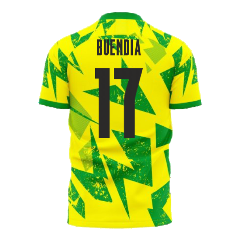 Norwich 2020-2021 Home Concept Football Kit (Libero) (Buendia 17)