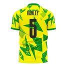 Norwich 2020-2021 Home Concept Football Kit (Libero) (Hanley 5)