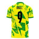 Norwich 2020-2021 Home Concept Football Kit (Libero) (Hugill 9)