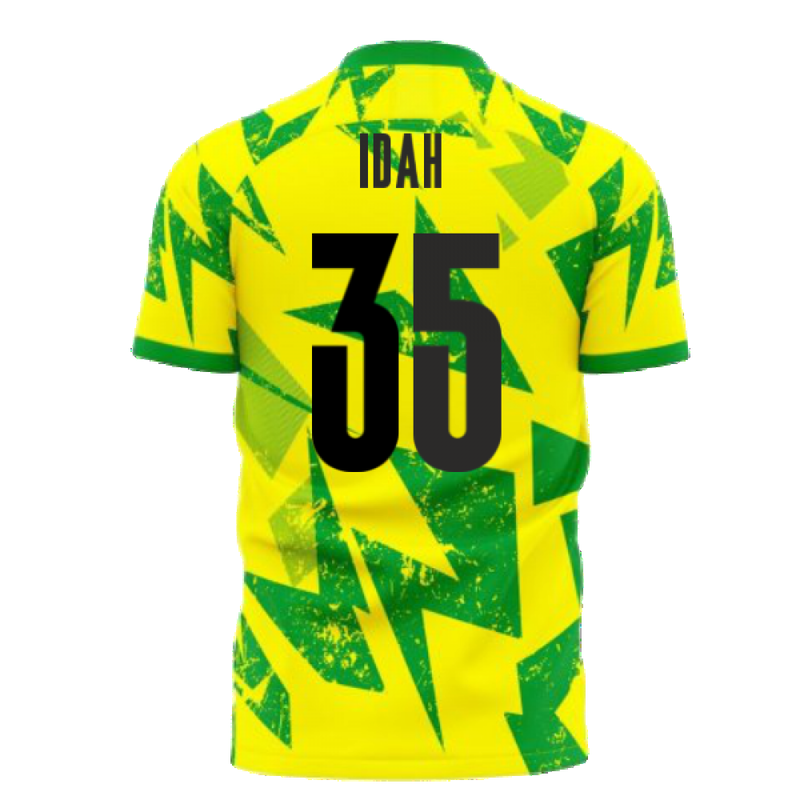 Norwich 2020-2021 Home Concept Football Kit (Libero) (Idah 35)