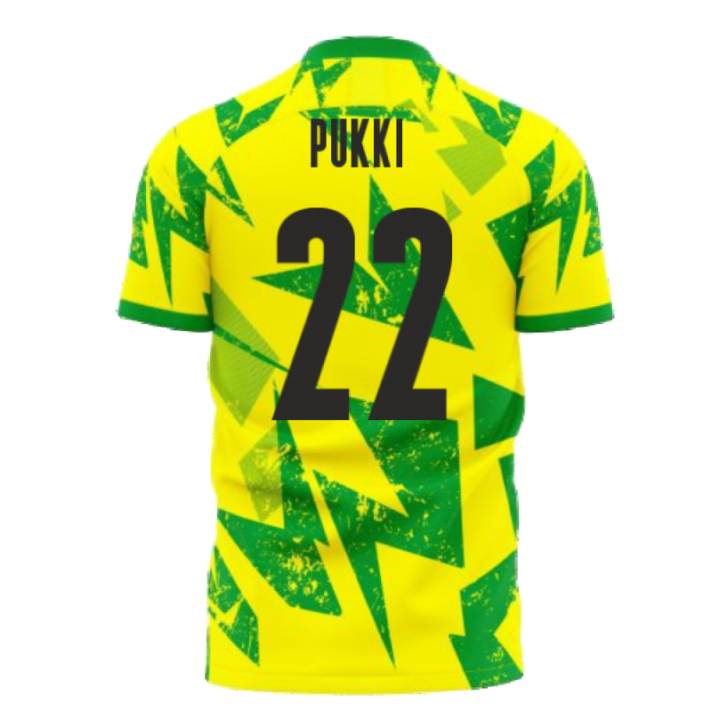 Norwich 2020-2021 Home Concept Football Kit (Libero) (Pukki 22)