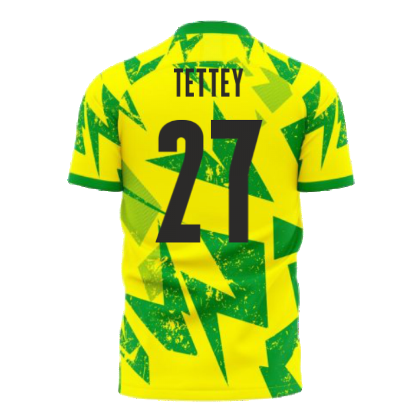 Norwich 2020-2021 Home Concept Football Kit (Libero) (Tettey 27)