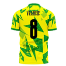 Norwich 2020-2021 Home Concept Football Kit (Libero) (Vrancic 8)